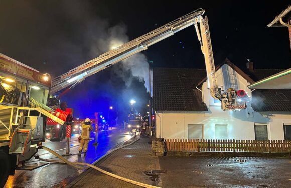 Stadthagen: Feuerwehreinsatz in der Lauenhäger Straße