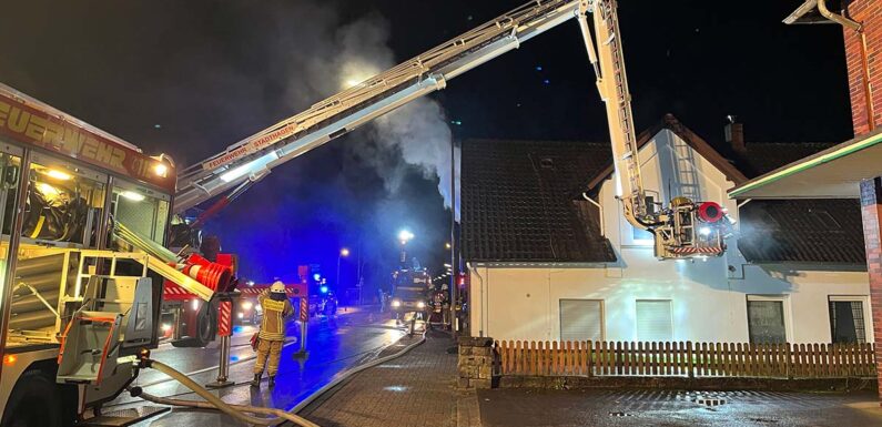 Stadthagen: Feuerwehreinsatz in der Lauenhäger Straße