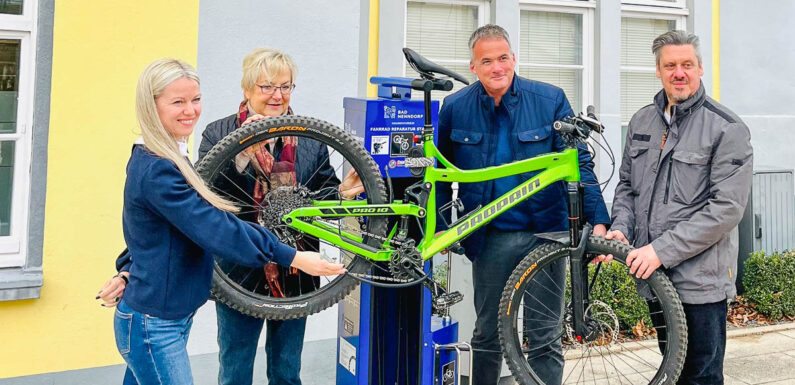 Ab sofort hat Bad Nenndorf eine Fahrrad-Reparaturstation