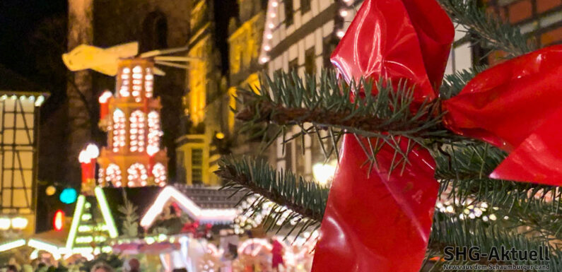 Rintelner Adventszauber: Weihnachtsmarkt in der Weserstadt vom 25. November bis 23. Dezember