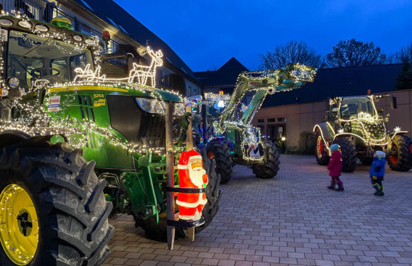 Lichterfahrt für den guten Zweck: Am 17. 12. sind wieder weihnachtlich geschmückte Traktoren unterwegs