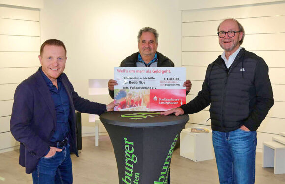 Niedersächsischer Fußballverband (NFV) beteiligt sich an SN-Weihnachtshilfe