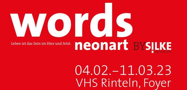 „Words“: Neue Ausstellung in der VHS Rinteln startet im Februar