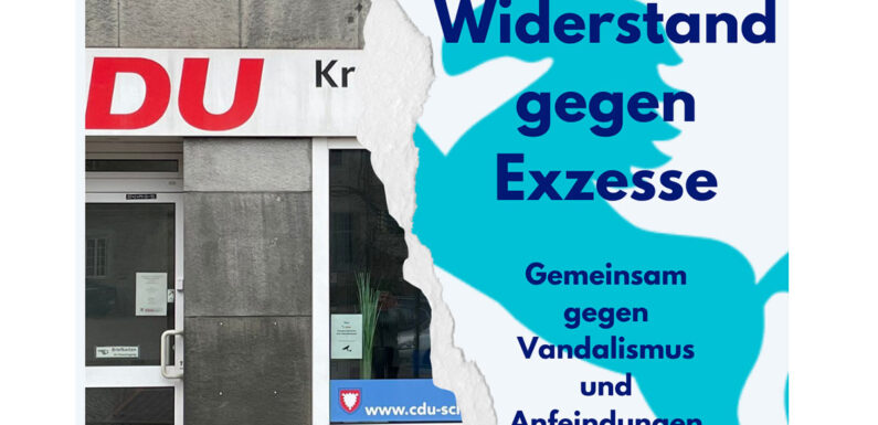 Vandalismus an Parteibüros, Angriffe auf ehrenamtlich Engagierte, Rettungs- und Sicherheitskräfte: CDU Bückeburg ist entsetzt