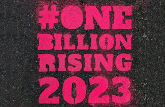 „One Billion Rising“ gegen Gewalt an Frauen und Mädchen: Knallpinke Graffiti-Botschaften im Landkreis