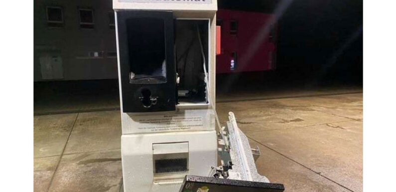 Rinteln: Automat einer Tankstelle an der Extertalstraße gesprengt