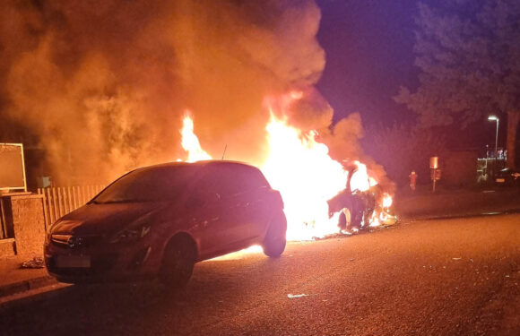 Hagenburg: Zwei Autos durch Feuer zerstört