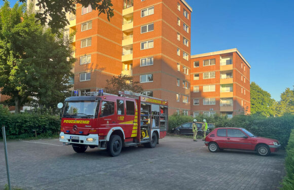 Stadthagen: Feuer auf Balkon / Rauchmelder rettet schlafende Hausbewohner