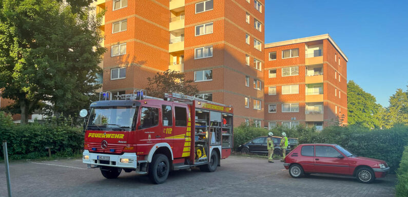 Stadthagen: Feuer auf Balkon / Rauchmelder rettet schlafende Hausbewohner