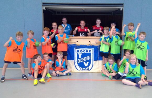 „Richtig Handball gespielt“: Ferienaktion der Stadt Bückeburg beim TVE Röcke