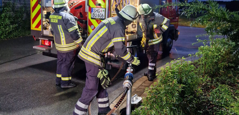 Freiwillige Feuerwehren der Samtgemeinde Eilsen führen wieder den Hydrantendienst durch
