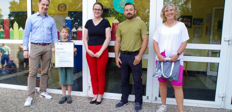 Stadtradeln 2023: Goldene Auszeichnung für die Grundschule Lauenhagen