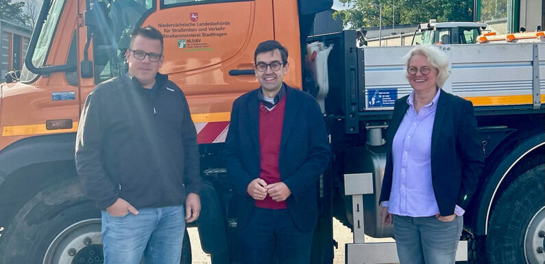 Beck besucht Straßenmeisterei Stadthagen: Fachkräftemangel und Beschimpfungen durch Verkehrsteilnehmer