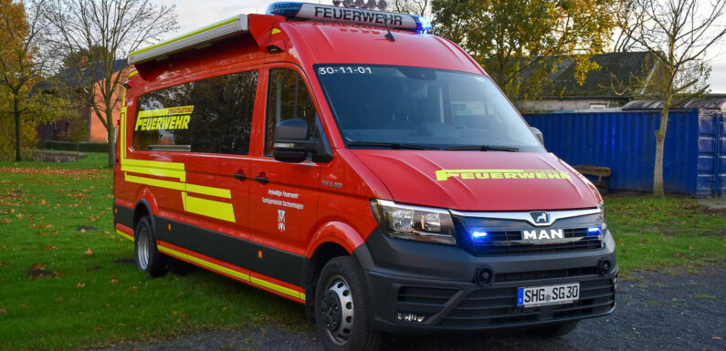 Neuer Einsatzleitwagen für Feuerwehren der Samtgemeinde Sachsenhagen