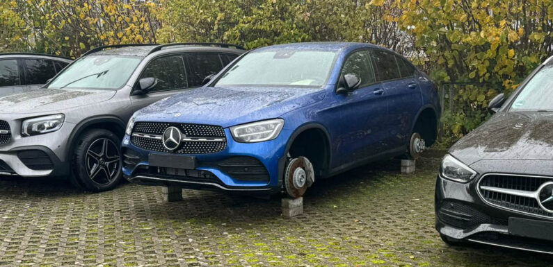 Bückeburg: Diebe klauen Räder von fünf Mercedes-Fahrzeugen