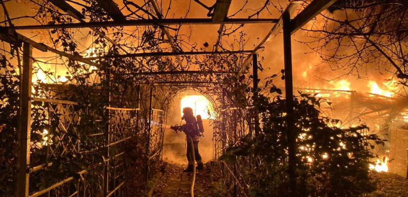Rinteln: Feuerwehr findet Toten nach Brand in Kleingartenkolonie
