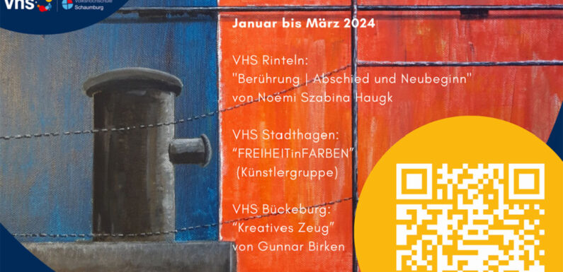 Von Januar bis März: Neue Kunstausstellungen an allen VHS-Standorten