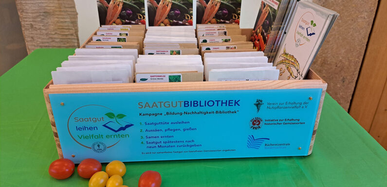 Saatgutverleih der Stadtbücherei Stadthagen noch bis 28. März