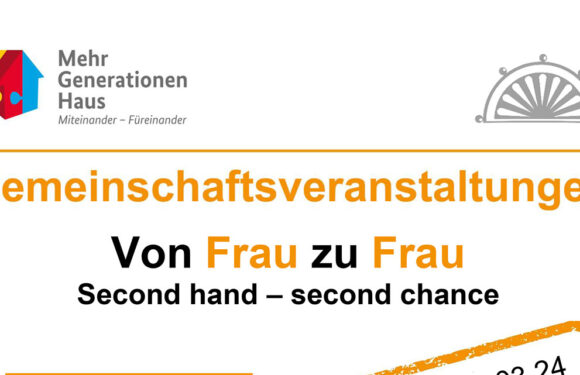 Flohmarkt „Von Frau zu Frau“: Second hand, second chance