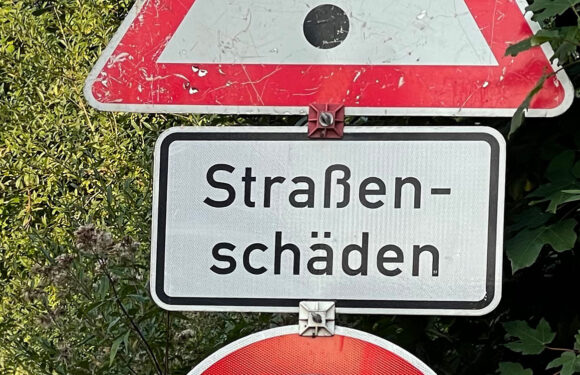 Rodenberg: Straße abgesackt, Promilleweg gesperrt