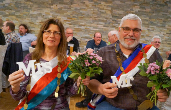 Brigitte Edelmann und Detlev Steuer sind neues Königspaar: Über 130 Gäste beim Grünkohlessen im „Schäferhof“