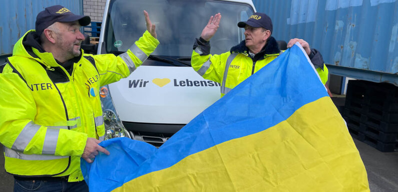 Interhelp und „ICH“ auf Achse: Am zweiten Jahrestag des russischen Angriffs rollt Hilfe aus dem Weserbergland in Richtung Ukraine