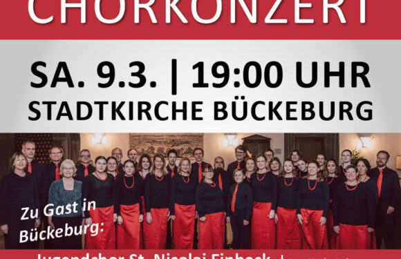Konzert in der Stadtkirche Bückeburg: Schaumburger Jugendchor und Jugendchor St. Nicolai Einbeck