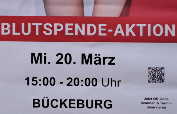 DRK Ortsverein Bückeburg informiert über Blutspendetermin