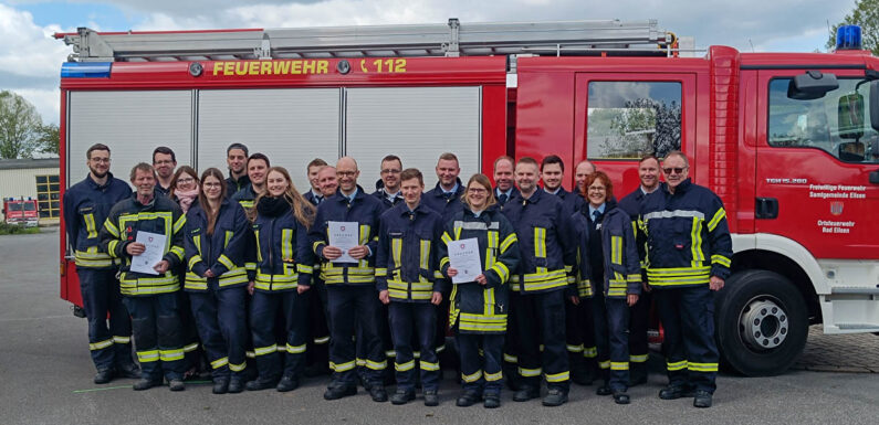 Auetaler Brandschützer gewinnen Kreis-Leistungsvergleich der Schaumburger Feuerwehren