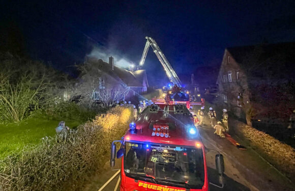 Feuerwehren der Stadt Stadthagen üben den Ernstfall in Hörkamp-Langenbruch